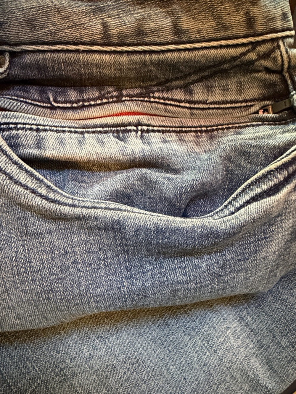 prAna Men's Breathe Slim Fit Jeans Medium Wash Blue Stretch Organic Cotton 38x34 - Picture 5 of 8